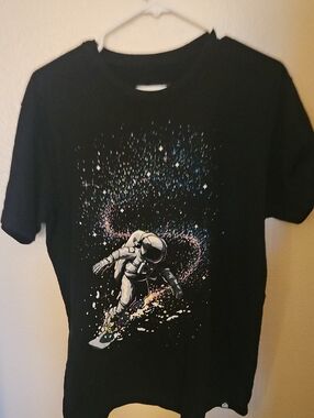 Black Astronaut Graphic Tee